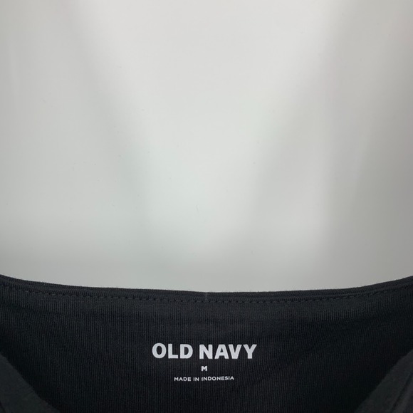 Old Navy Bodysuit Black Square Neck Sleeveless Tank NWT - Picture 5 of 11